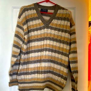 V-neck Cable Sweater by Career Club